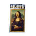 Mona Lisa Art Matchbook, Renaissance Artwork Collectible, Vintage Home Decor, Candle Lighting Accessory