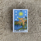 The Star Tarot Matchbook, Vintage Tarot Collectible, Mystical Decor, Candle & Incense Accessory, Witchy Gift