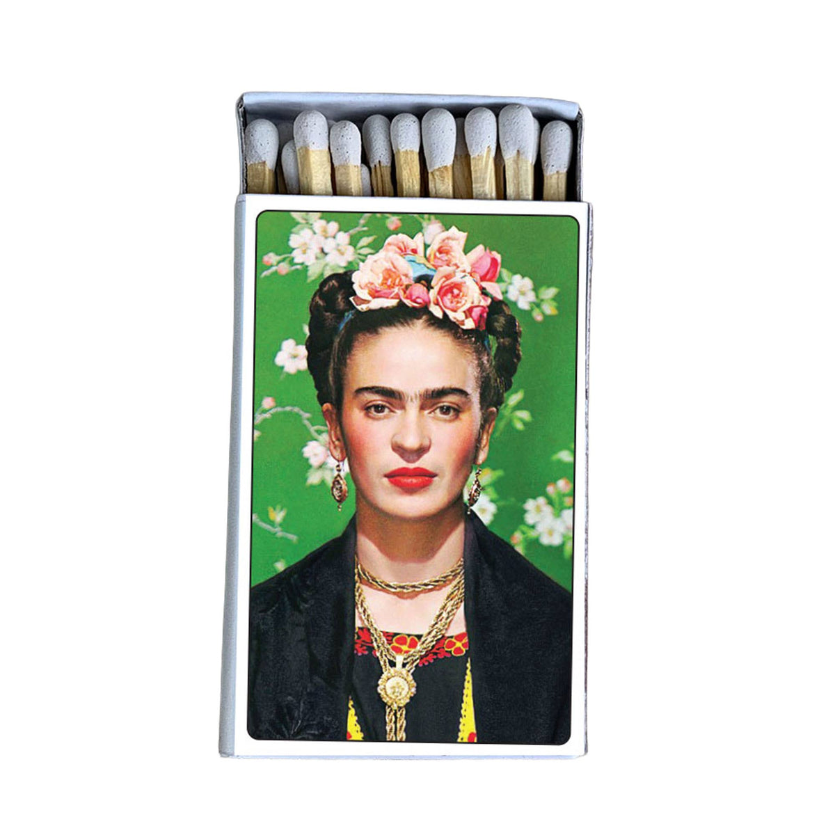 Frida Kahlo Matchbox – Mexican Art Matches, Colorful Artist Gift, Eclectic Home Décor