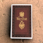 War and Peace Tolstoy Matchbook, Classic Literature Collectible, Book Lover Gift