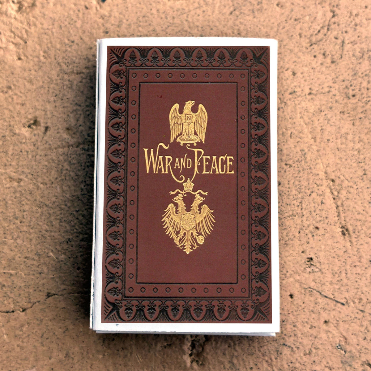War and Peace Tolstoy Matchbook, Classic Literature Collectible, Book Lover Gift
