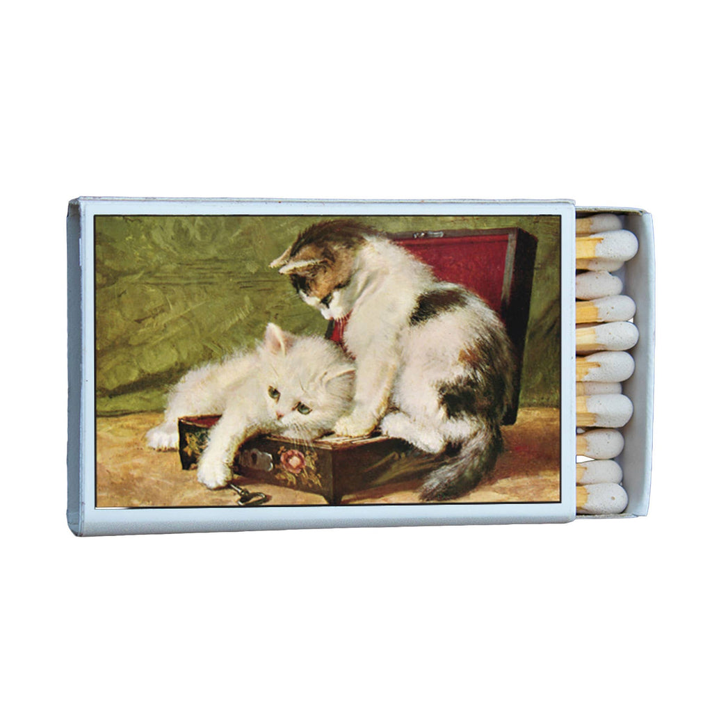 Kittens Matchbook, Vintage Cat Collectible, Retro Matchbook Cover, Cat Lover Gift, Candle & Incense Accessory, Feline Home Decor