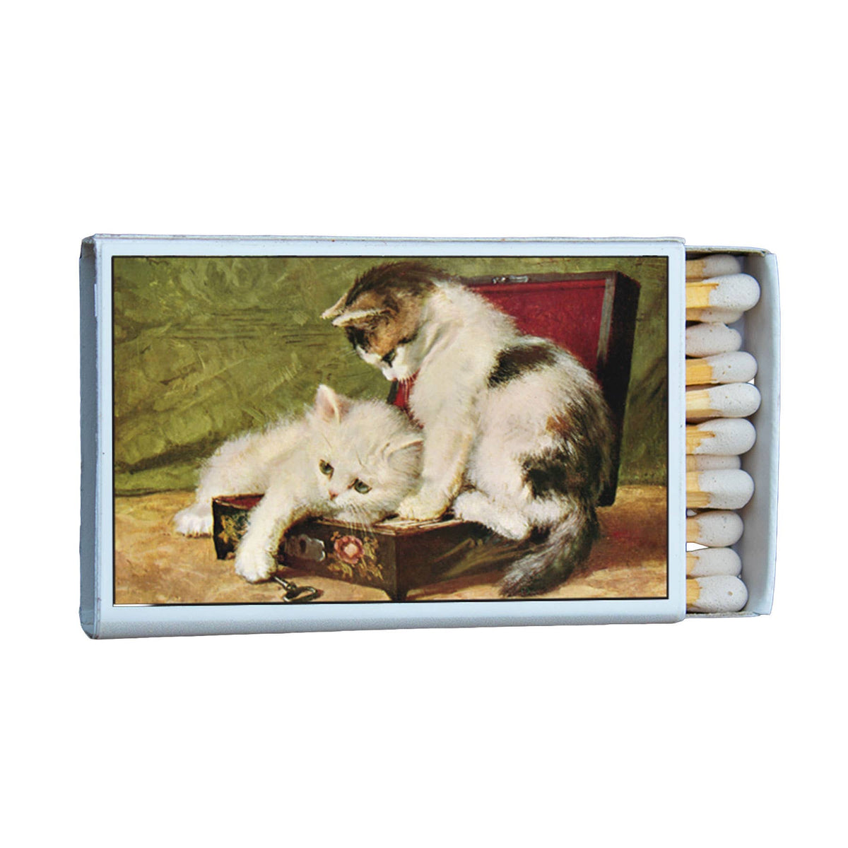 Kittens Matchbook, Vintage Cat Collectible, Retro Matchbook Cover, Cat Lover Gift, Candle & Incense Accessory, Feline Home Decor