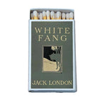 Jack London Matchbook, White Fang Literary Collectible, Vintage Matchbook Cover, Classic Literature Decor
