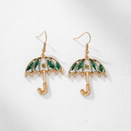 Mixed Dried Flower Dangle Earrings, Artisan Botanical Jewelry, Nature Inspired Floral Gift for Her