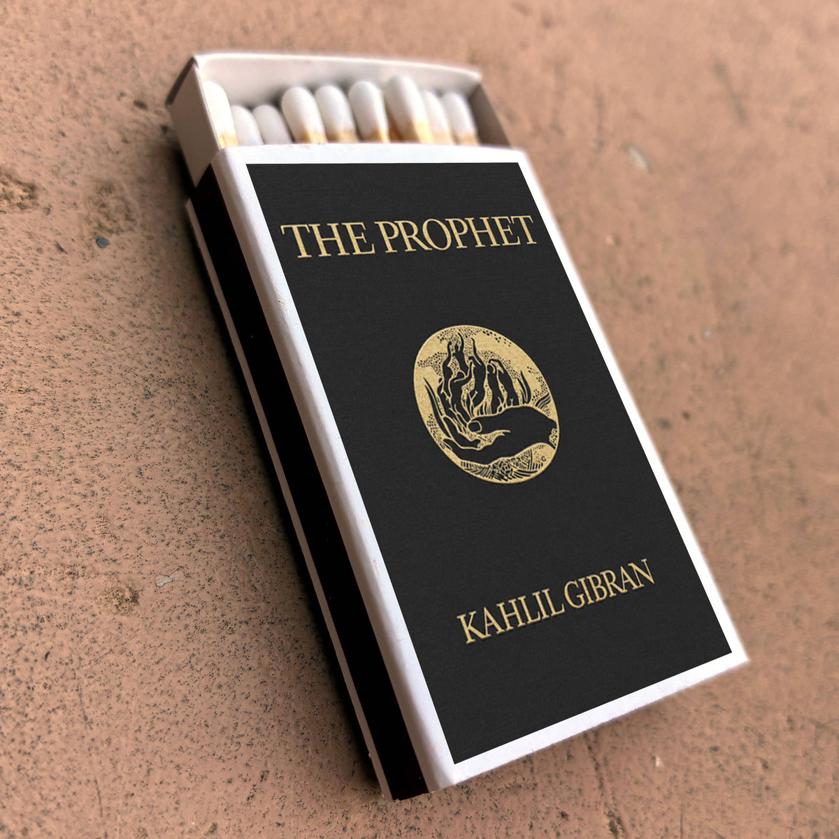 The Prophet Gibran Matchbook Cover, Inspirational Literature Collectible, Vintage Literary Ephemera, Reader Gift