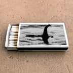Loch Ness Monster Matchbook, Cryptid Collectible, Vintage Matchbook Cover, Nessie Home Decor, Candle Lighting Accessory, Mythical Creature Gift