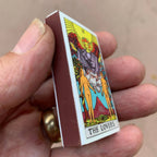 The Lovers Tarot Matchbox – Major Arcana Matches, Romantic Mystical Gift, Candle Accessory