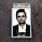Outlaw Country Legend Mug Shot Matchbox, Vintage Music Home Decor