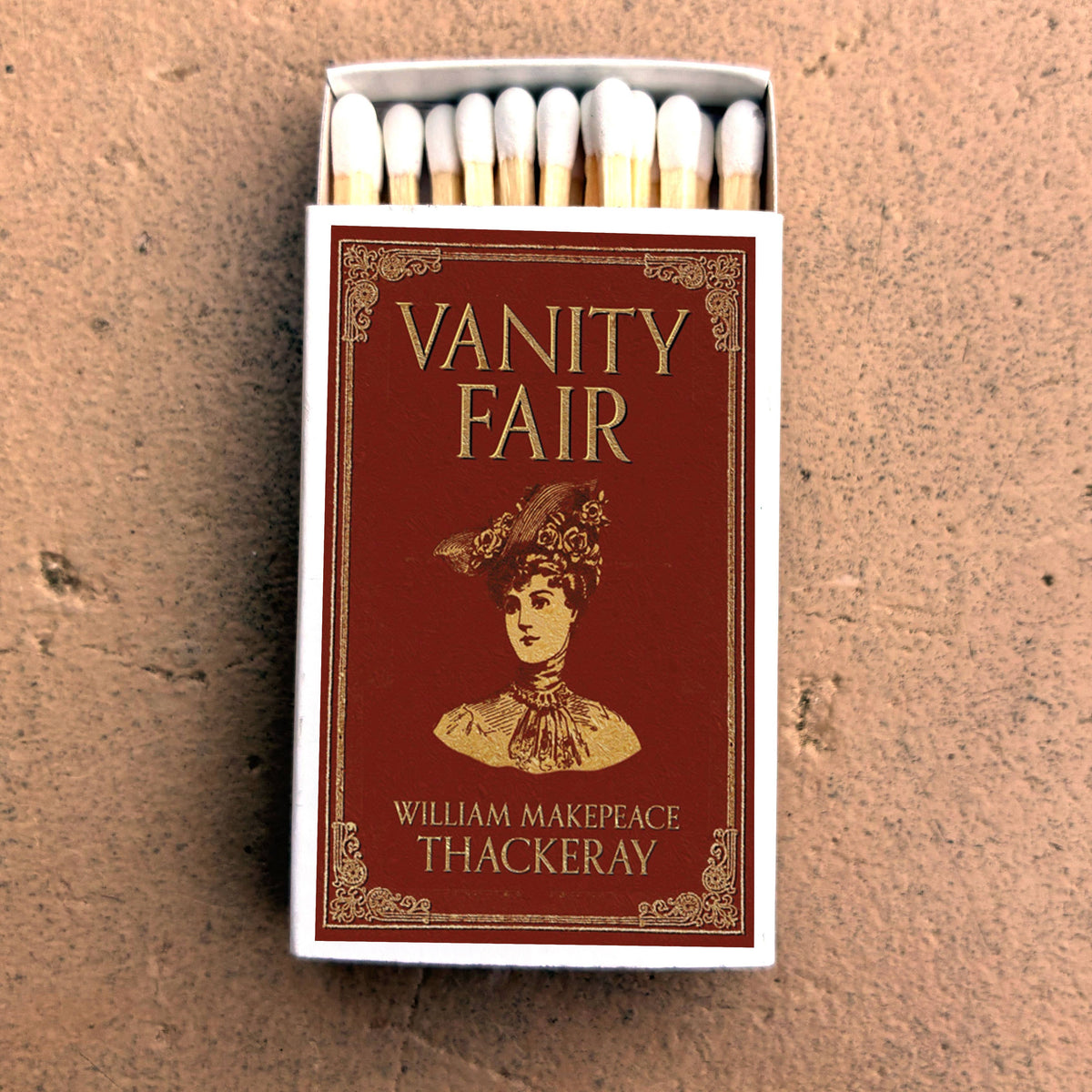 Vanity Fair Thackeray Matchbook, Classic Literature Collectible, Book Lover Gift