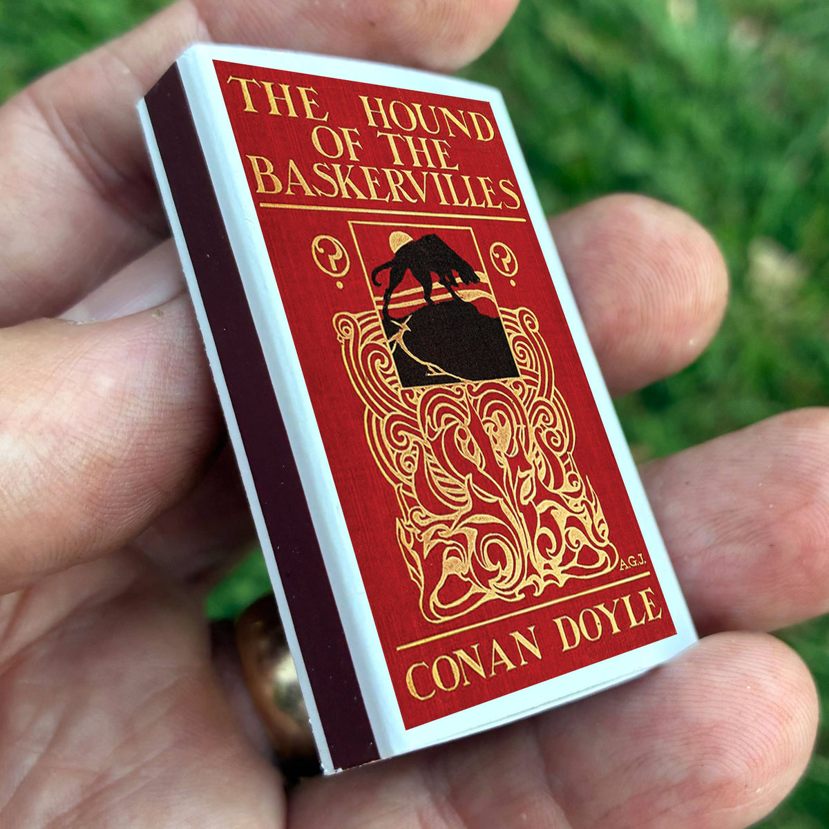 Sherlock Holmes Matchbook, Hound of the Baskervilles Literary Collectible, Vintage Matchbook Cover, Reader Gift