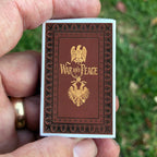 War and Peace Tolstoy Matchbook, Classic Literature Collectible, Book Lover Gift