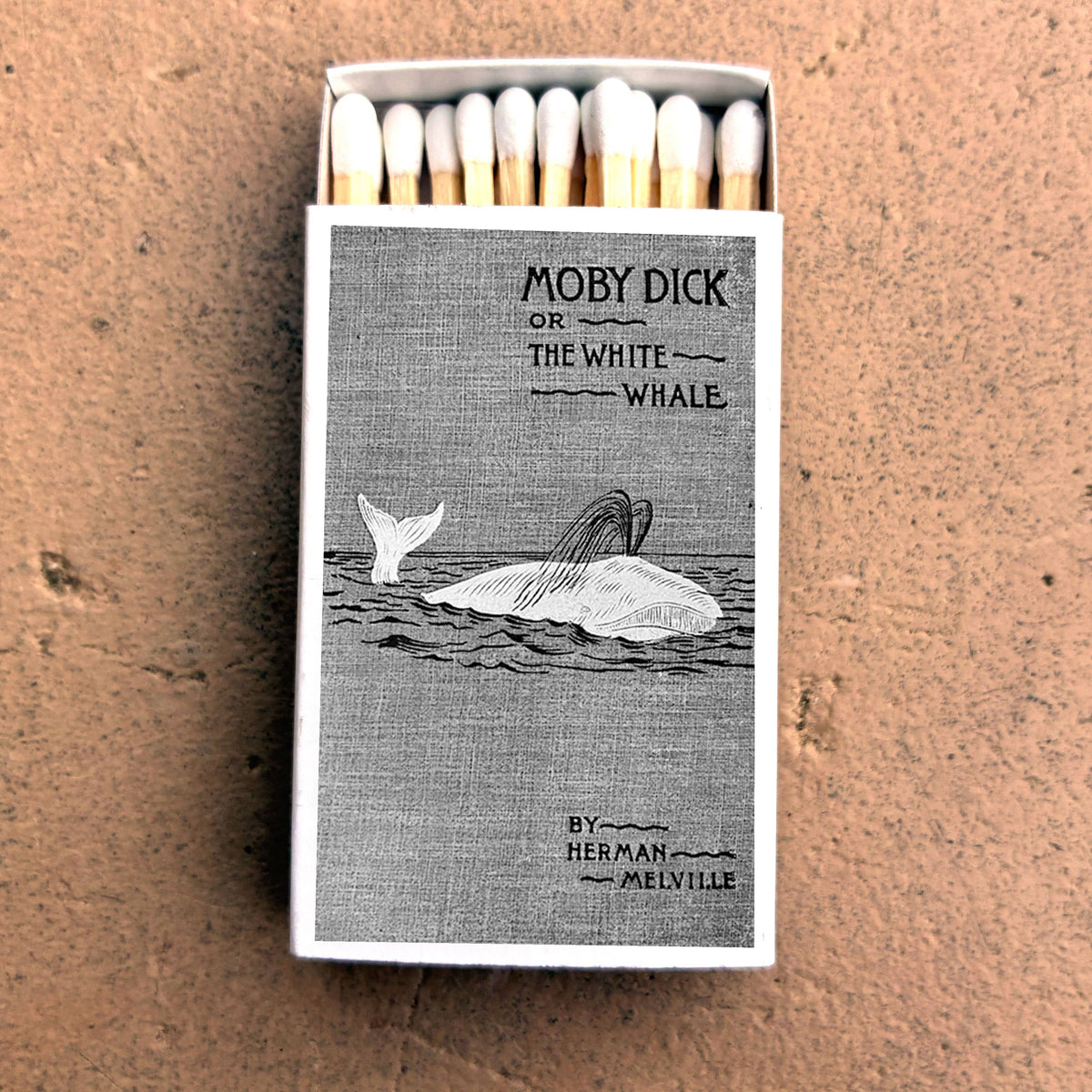 Moby-Dick Matchbox – Herman Melville Literary Matches, Nautical Book Lover Gift