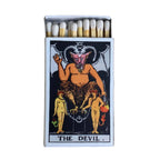 The Devil Tarot Matchbox – Gothic Major Arcana Matches, Witchy Décor, Occult Gift