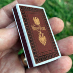 War and Peace Tolstoy Matchbook, Classic Literature Collectible, Book Lover Gift