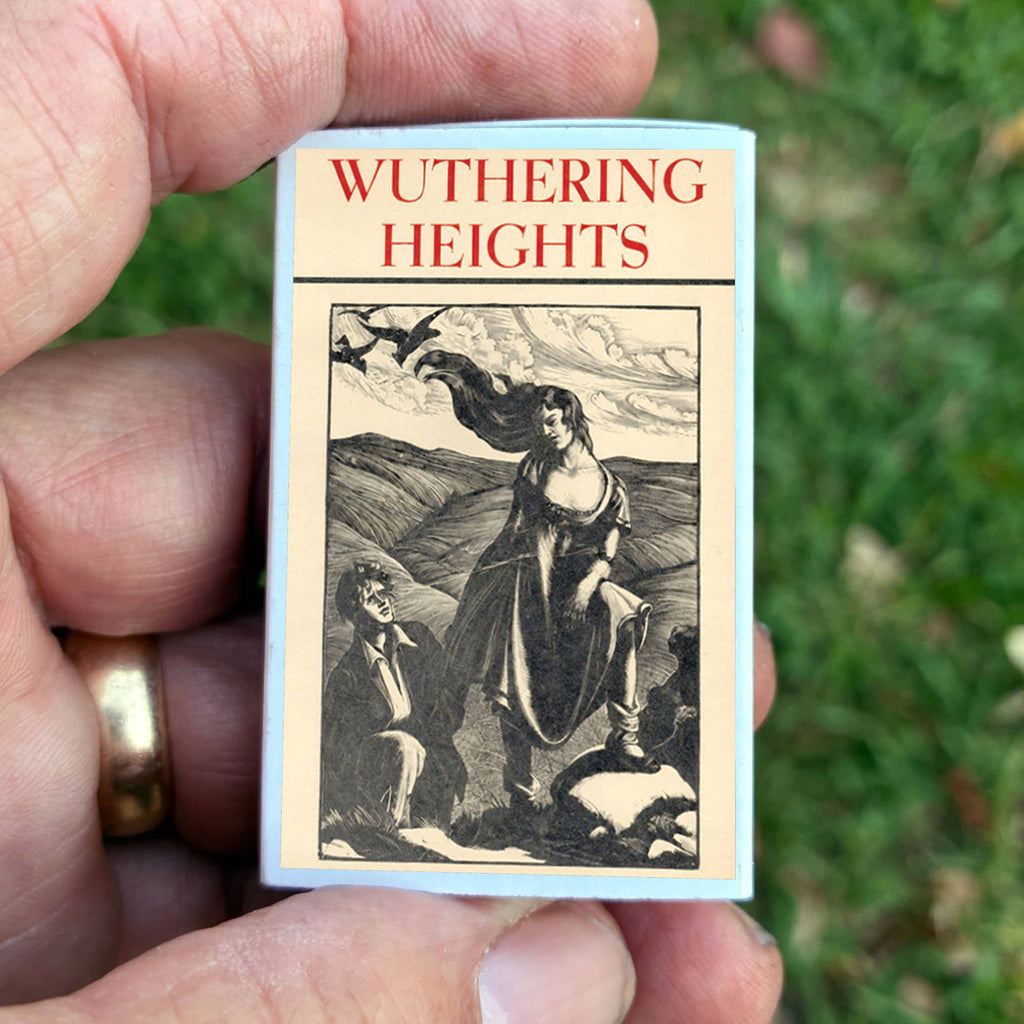 Wuthering Heights Brontë Matchbook, Classic Literature Collectible, Candle Accessory