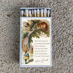 Alice in Wonderland Matchbook, Cheshire Cat Collectible, Vintage Literary Matchbook Cover, Home Decor for Candles