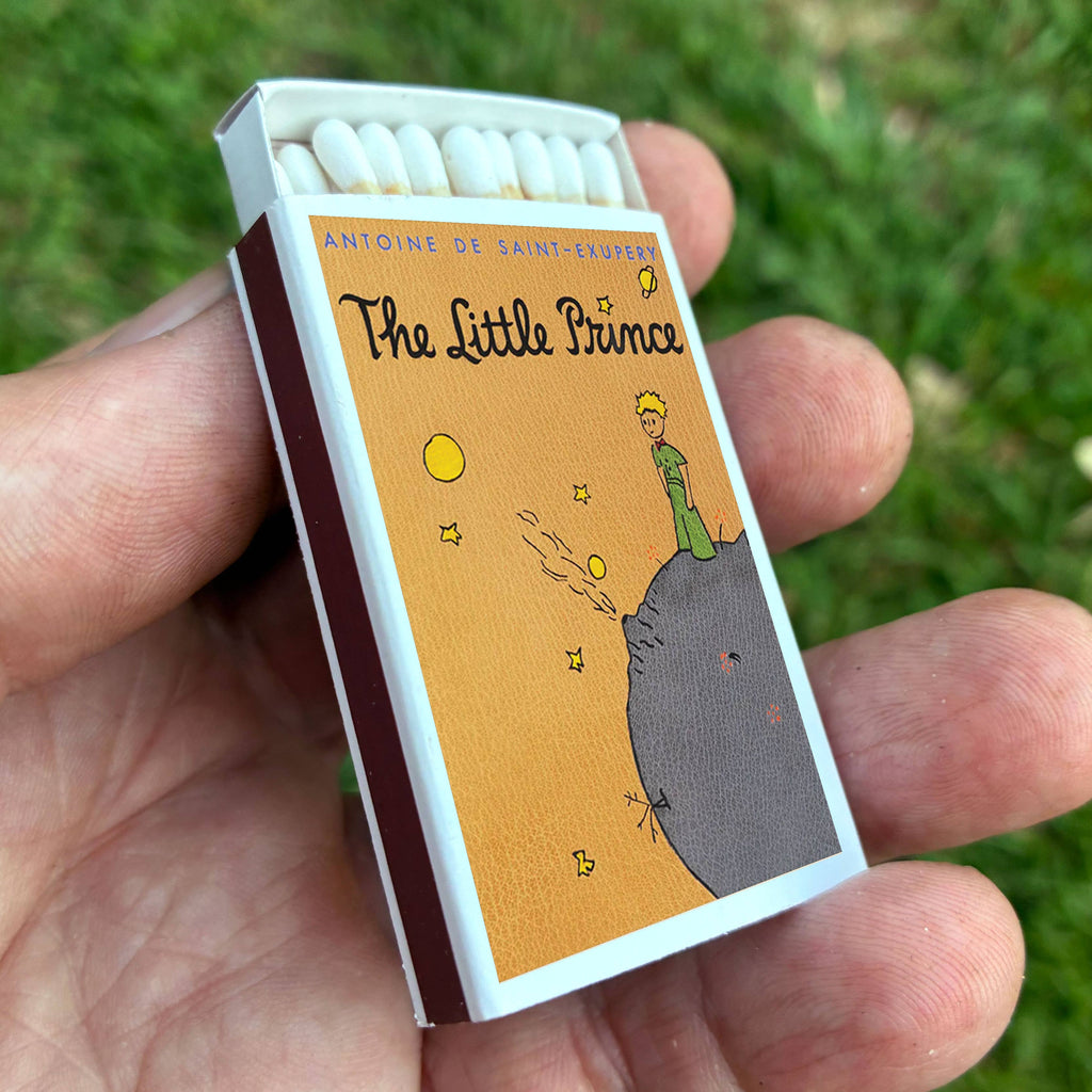 The Little Prince Matchbook, Classic Book Cover, Literary Home Decor (15-20 Matches)