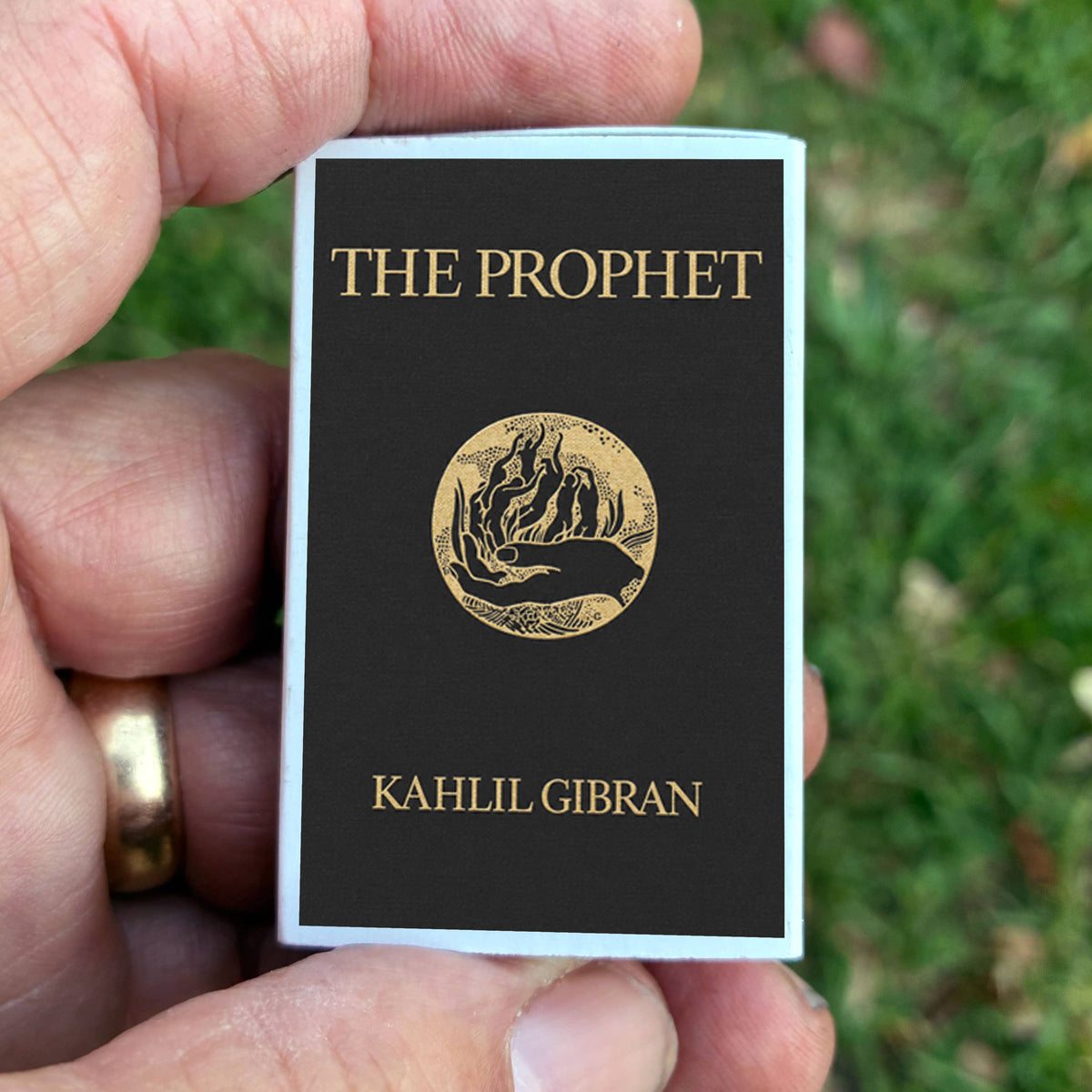 The Prophet Gibran Matchbook Cover, Inspirational Literature Collectible, Vintage Literary Ephemera, Reader Gift