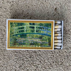 Monet Matchbook, Water Lily Pond Artwork, Vintage Art Collectible, Candle & Incense Accessory, Home Decor