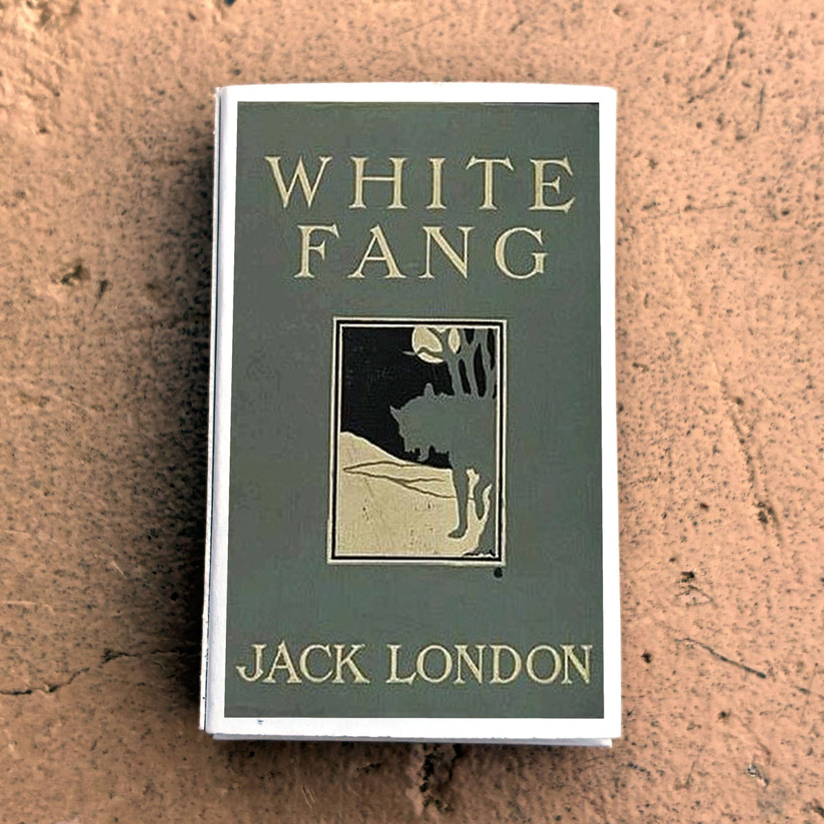 Jack London Matchbook, White Fang Literary Collectible, Vintage Matchbook Cover, Classic Literature Decor