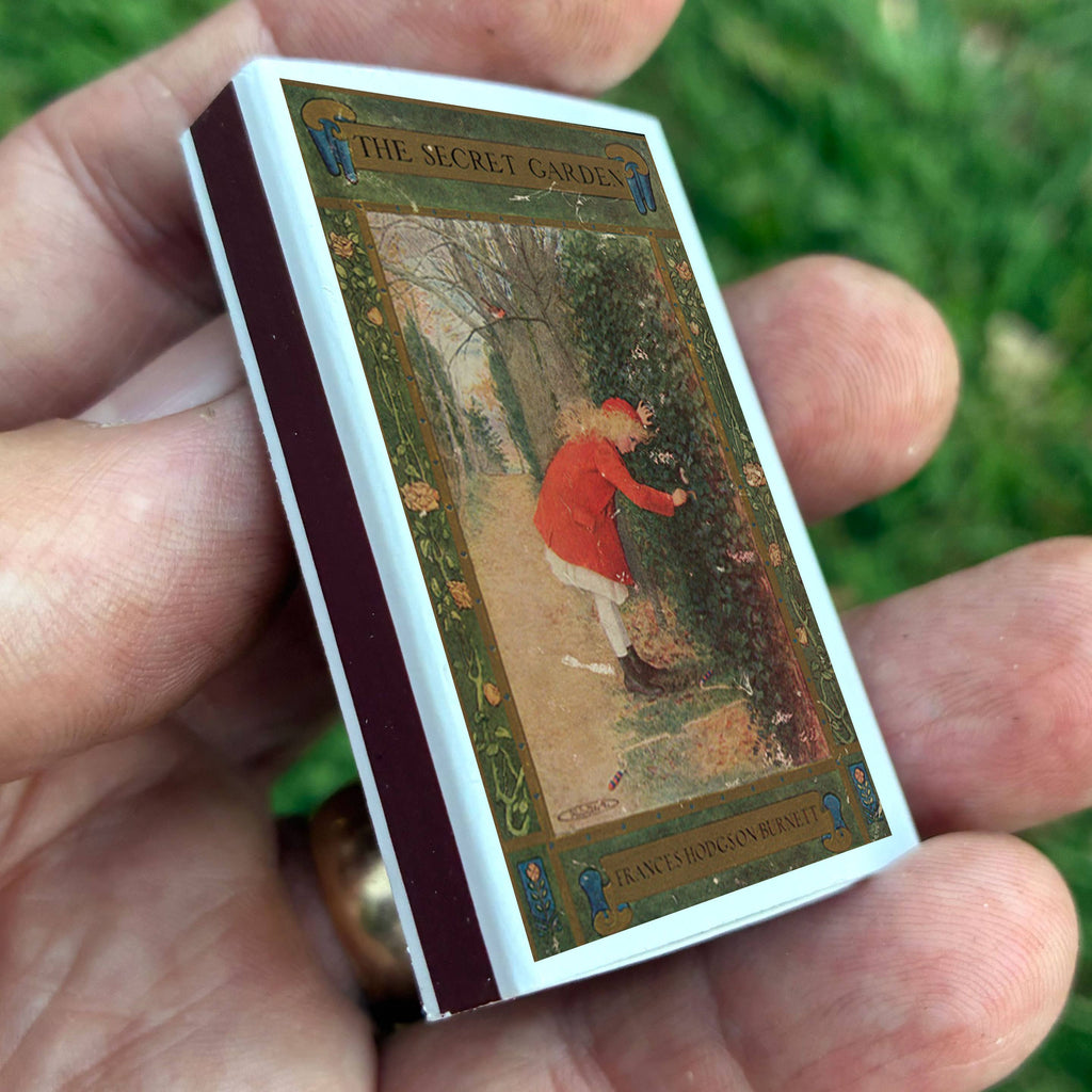 The Secret Garden Matchbox – Frances Hodgson Burnett Literary Matches, Bookish Gift