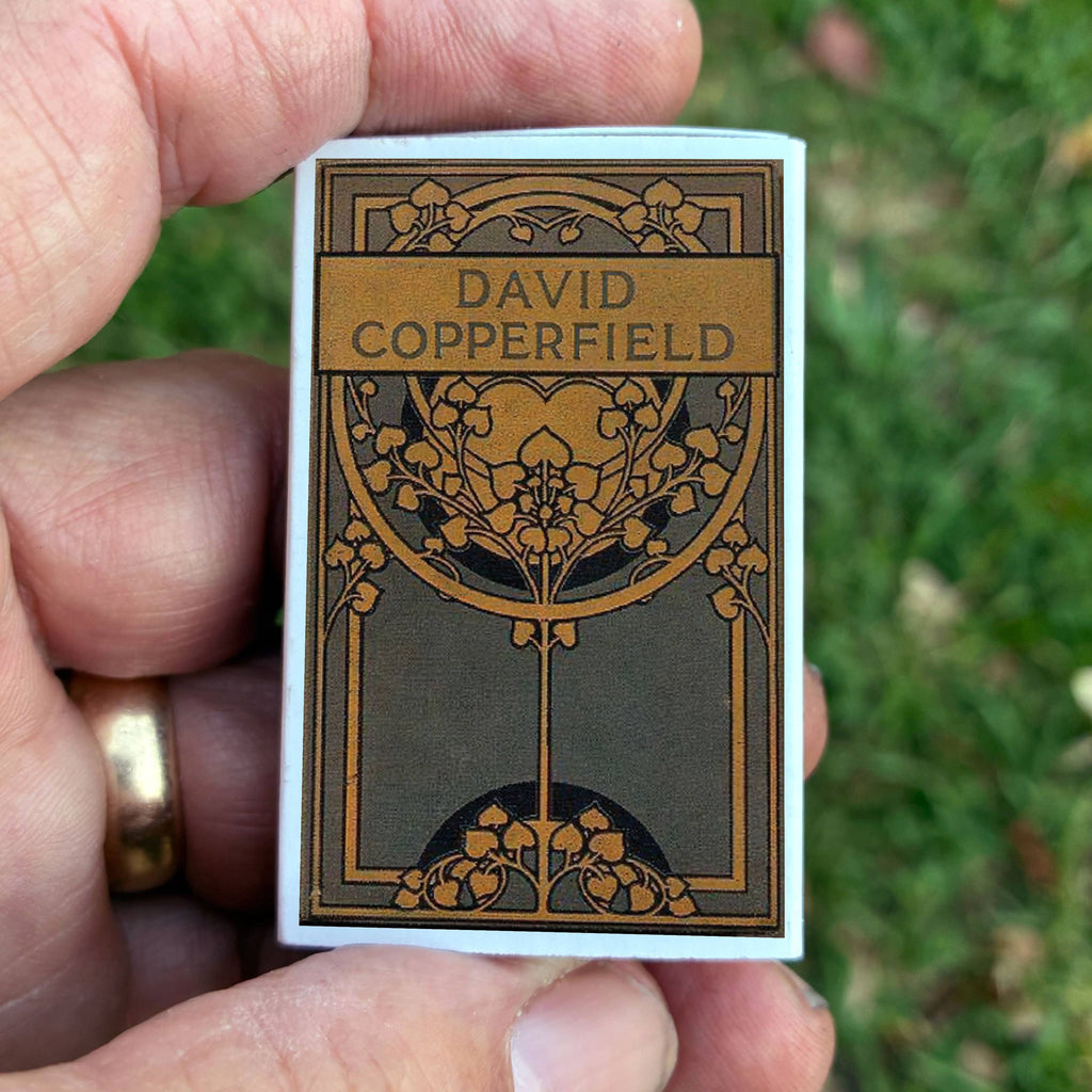 David Copperfield Dickens Matchbook, Classic Literature Collectible, Vintage Cover (15-20 Matches)