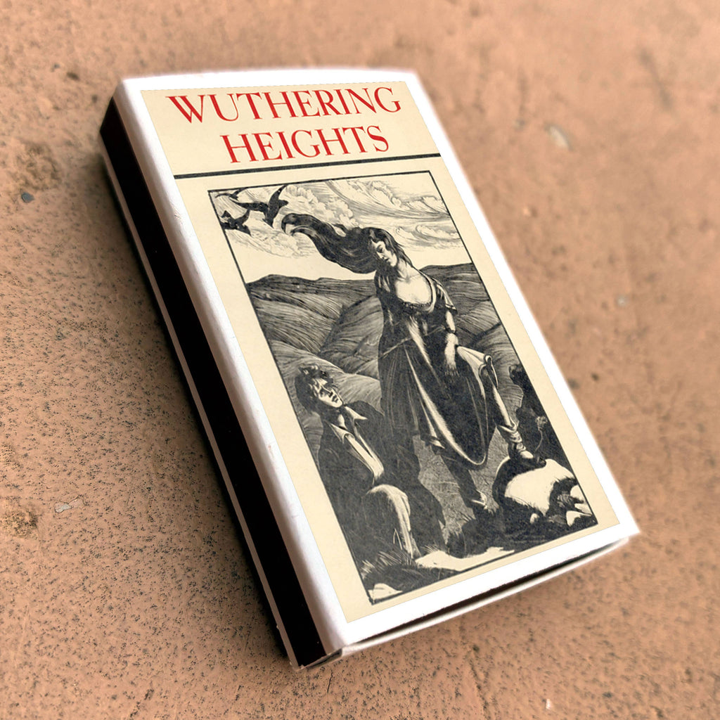 Wuthering Heights Brontë Matchbook, Classic Literature Collectible, Candle Accessory