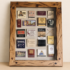 Earthy Rustic Matchbook One of A Kind Home Decor