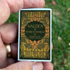 Walden Thoreau Matchbook, Classic Literature Collectible, Vintage Matchbook Cover, Henry David Thoreau Book Lover Gift, Candle & Incense Accessory