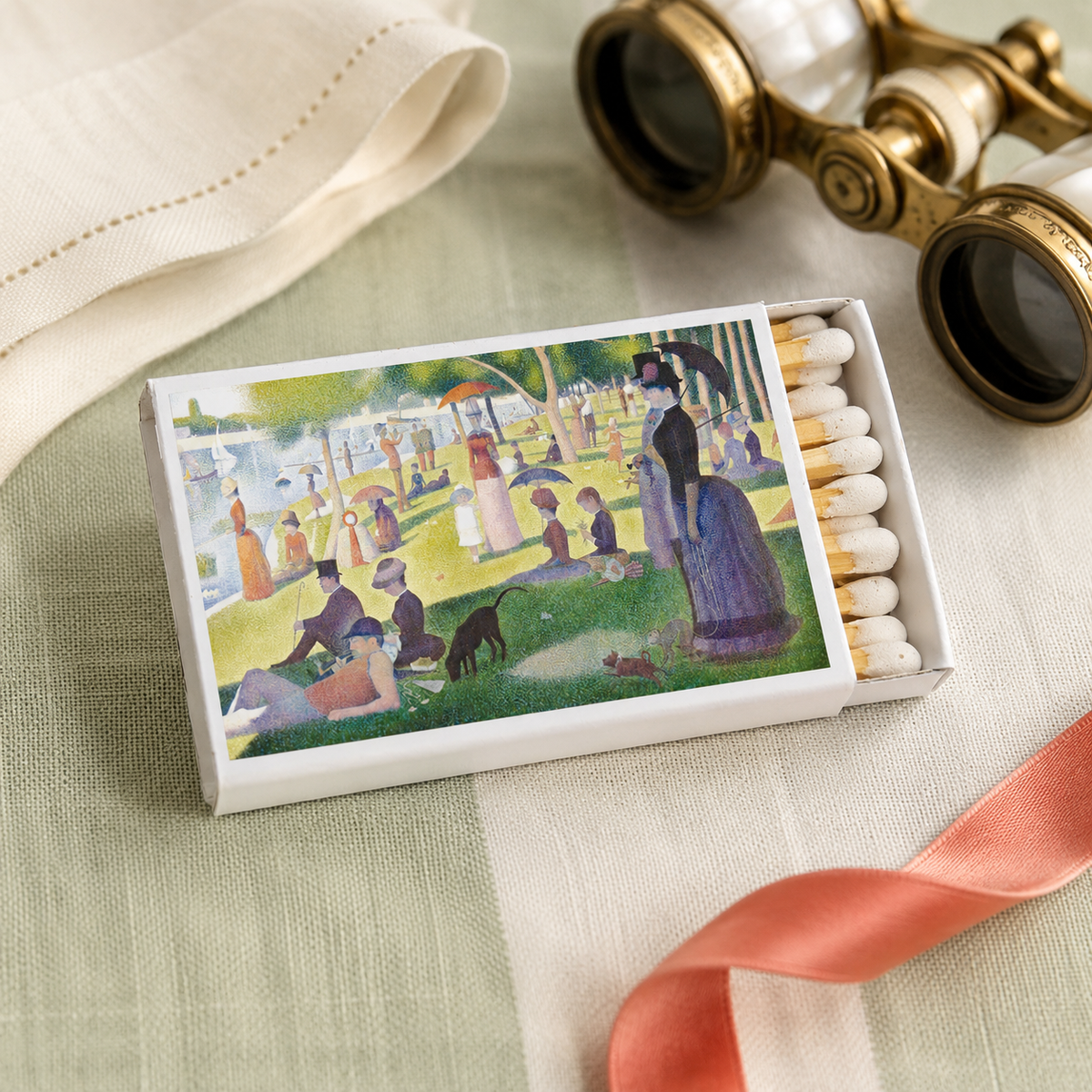 Sunday Afternoon on La Grande Jatte Matches, Seurat Art Collectible, Impressionist Decor