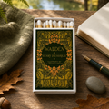 Walden Thoreau Matchbook, Classic Literature Collectible, Vintage Matchbook Cover, Henry David Thoreau Book Lover Gift, Candle & Incense Accessory