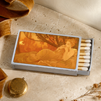 Art Nouveau Matchbook, Mucha Dusk Artwork, Vintage Art Collectible, Candle Lighting Accessory