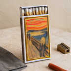 The Scream Matchbook, Edvard Munch Art Collectible, Vintage Matchbook Cover, Expressionist Home Decor, Art Lover Gift
