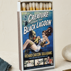 Classic Horror Monster Matchbook, Vintage Movie Poster Art, Retro Film Decor, Candle Lover Gift