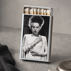 Classic Bride of Frankenstein Film Matchbook, Vintage Movie Still Collectible, Retro Horror Decor, Candle Lover Gift