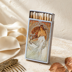 Mucha Art Matchbook, Music Print Collectible, Vintage Matchbook Cover, Art Nouveau Home Decor