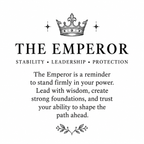 The Emperor Tarot Matchbox – Major Arcana Matches, Mystical Candle Accessory, Tarot Lover Gift