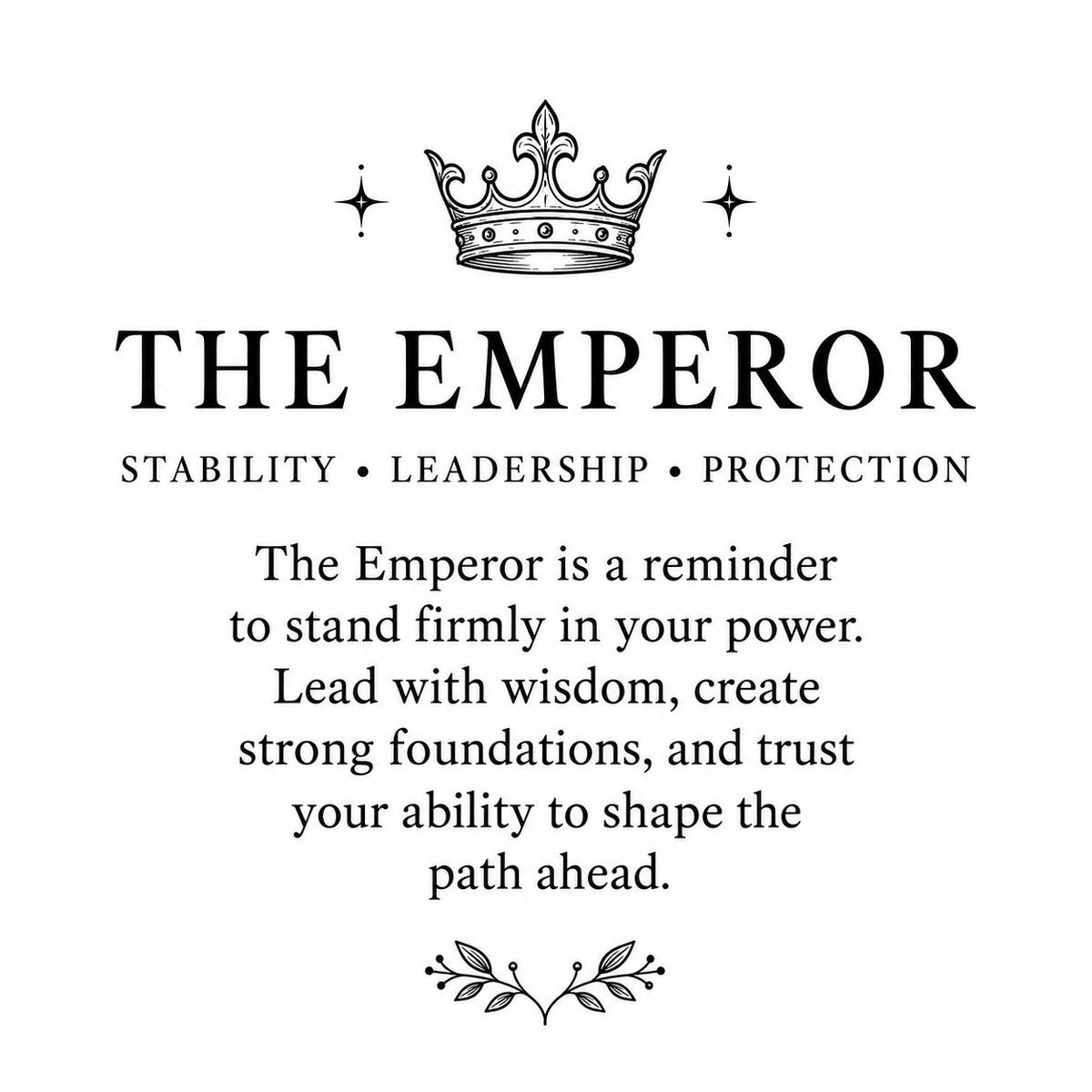 The Emperor Tarot Matchbox – Major Arcana Matches, Mystical Candle Accessory, Tarot Lover Gift