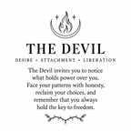 The Devil Tarot Matchbox – Gothic Major Arcana Matches, Witchy Décor, Occult Gift