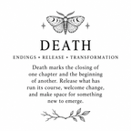 Death Tarot Matchbox – Major Arcana Matches, Gothic Candle Accessory, Transformation Gift