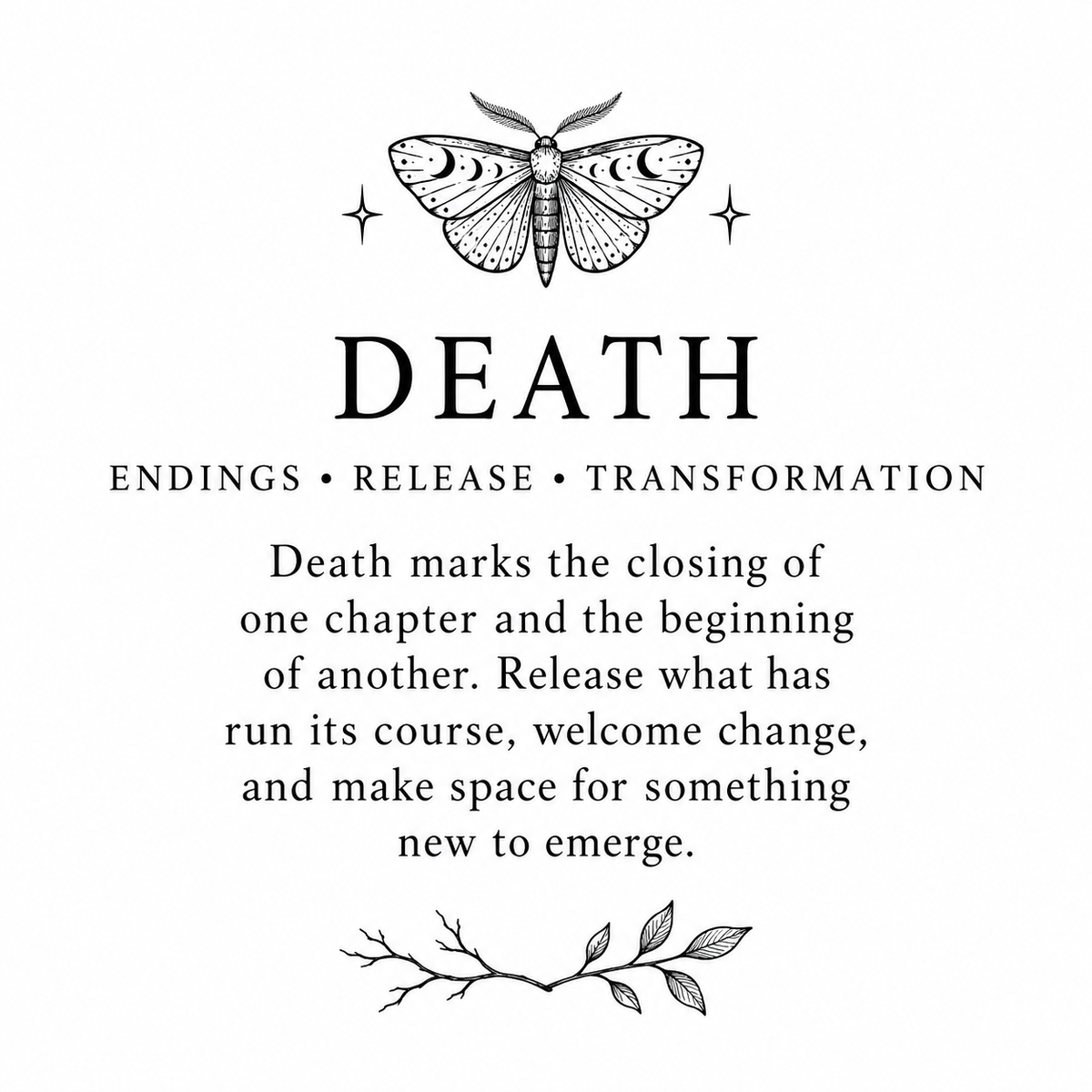 Death Tarot Matchbox – Major Arcana Matches, Gothic Candle Accessory, Transformation Gift
