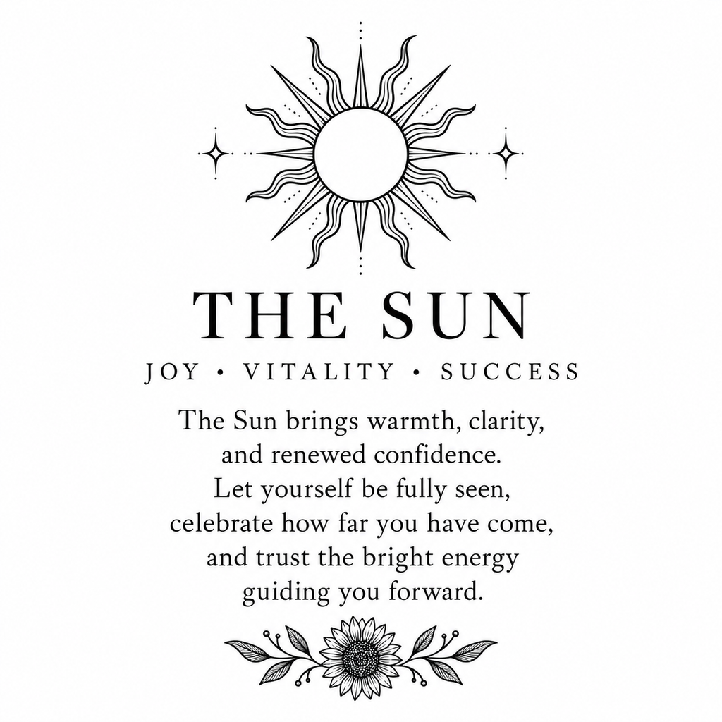 The Sun Tarot Matchbox – Major Arcana Matches, Celestial Home Décor, Positive Tarot Gift
