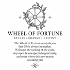 Wheel of Fortune Tarot Matchbox – Major Arcana Matches, Mystical Décor, Tarot Reader Gift