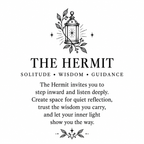Vintage Tarot Hermit Matchbook, Mystical Occult Home Decor Accessory