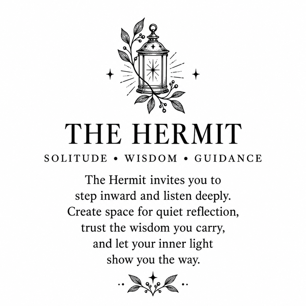 Vintage Tarot Hermit Matchbook, Mystical Occult Home Decor Accessory