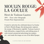 Moulin Rouge Toulouse-Lautrec Matchbox, Vintage Paris Art Decor, Candle Lighting Accessory