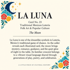 Lotería Luna Matchbook, Mexican Folk Art, Moon Tarot Decor (20-23 Matches)