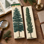 Tall Trees Matchbox – Oversized Decorative Safety Matches, Woodland Décor