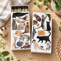 Cat Pack Matchbox – Decorative Safety Matches, Cat Lover Gift